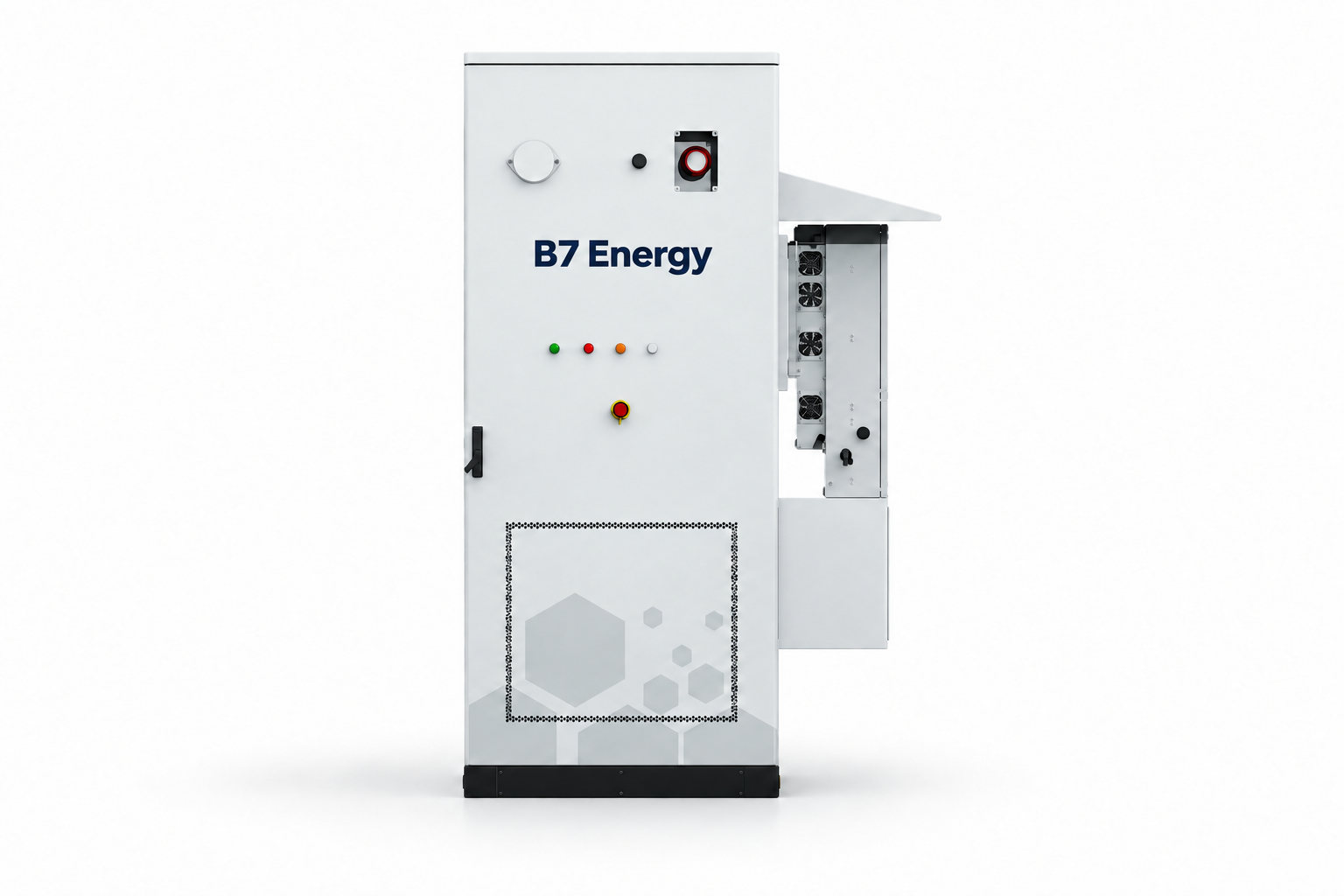 B7 Energy Swift energy storage system, branded product illustration
